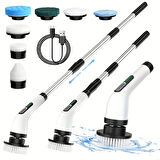 7 in 1 Kablosuz Elektrikli Temizlik Fırçası Seti