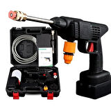 48v Şarjlı Çift Bataryalı Taşınabilir Basınçlı Oto Yıkama Bahçe Sulama Sı