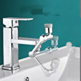 1080 Derece Dönebilen Robotik Kol Musluk Başlığı - Musluk Uzatma Aparatı Ucu