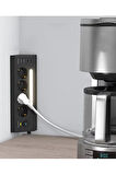 Lp764 Çoklu Gece Lambalı Priz Yüksek Gerilim Korumalı 4’lü Priz 2xusb 2xtype-c Çıkışlı Grup Priz Çoğaltıcı
