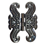 Dekoratif, Sac Kelebek Menteşe - Büyük, Eskitme, 100 Adet