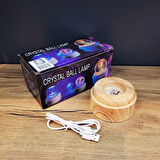 Kalp Tasarımlı Dönen Cam Küre