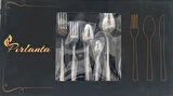 Pırlanta 30 Parça 6 Kişilik Çatal Kaşık Takımı 30 Parça Kutulu Hediyelik Çeyizlik Takım