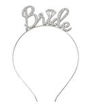 Gümüş Renkli Taşlı “bride” Gelin Tacı – El Yazısı Yazı Tipiyle