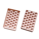 2 Li Buz Kalıbı 33 Bölmeli Kristal Küre Buzluk - Mini Yuvarlak Buz Kalıbı