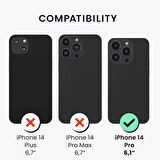 Apple iPhone 14 PRO Kılıf Boyun Omuz Askılı İpli Şeffaf Silikon
