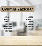 HP CF401A-CRG045 M252-274-277-LBP610-611-612-613-MF631-632-633-634-635 MAVİ MUADİL TONER (1,4K)