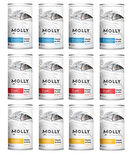 Molly 3 Çeşit Karma Kedi Konservesi 400 Gr. X 12 Adet