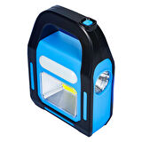 POWERMASTER HB-9707A-2 3 KADEMELİ USB ÇIKIŞLI ŞARJ EDİLEBİLİR SOLAR LAMBA