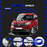 Fiat Doblo Oto Araç Kapı Koruma Fitili 5metre Parlak Mavi Renk