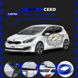 Kia Ceed Oto Araç Kapı Koruma Fitili 5metre Parlak Mavi Renk
