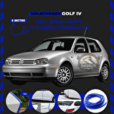 Volksvogen Golf 4 Oto Araç Kapı Koruma Fitili 5metre Parlak Mavi Renk
