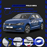 Volksvogen Polo MK6 Oto Araç Kapı Koruma Fitili 5metre Parlak Mavi Renk