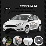 Ford Focus 3.5 Oto Araç Kapı Koruma Fitili 5metre Parlak Siyah Renk