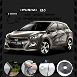 Hyundai İ30 Oto Araç Kapı Koruma Fitili 5metre Parlak Siyah Renk