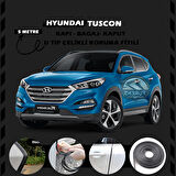 Hyundai Tuscon Oto Araç Kapı Koruma Fitili 5metre Parlak Siyah Renk
