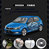 Skoda Fabia Oto Araç Kapı Koruma Fitili 5metre Parlak Siyah Renk