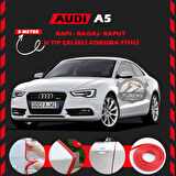 Audi A5 Oto Araç Kapı Koruma Fitili 5metre Parlak Kırmızı Renk