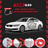 Bmw G30 Oto Araç Kapı Koruma Fitili 5metre Parlak Kırmızı Renk