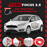 Ford Focus 3.5 Oto Araç Kapı Koruma Fitili 5metre Parlak Kırmızı Renk