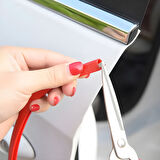 Opel Corsa D Oto Araç Kapı Koruma Fitili 5metre Parlak Kırmızı Renk