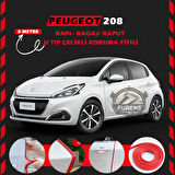 Peugeot 208 Oto Araç Kapı Koruma Fitili 5metre Parlak Kırmızı Renk