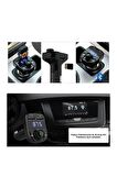 Car X8 Araç Fm Transmitter 5.0 Bluetooth Araç Kiti Usb Mp3 Sd Kart Çakmaklık Girişli Araba Oto Teyp CAR-2023PRO-YENİ