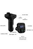 Car X8 Araç Fm Transmitter 5.0 Bluetooth Araç Kiti Usb Mp3 Sd Kart Çakmaklık Girişli Araba Oto Teyp CAR-2023PRO-YENİ