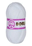 Ören Bayan Dora Örgü İpi Beyaz (000) 5'Li Paket