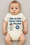 Organik %100 Pamuk Bebek Body Badi Zıbın ZBN482