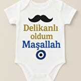 Organik %100 Pamuk Bebek Body Badi Zıbın ZBN481