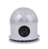 Süper Parlak Ses Kontrollü Kristal Led 10Watt Bluetooth Hoparlörlü Atmosfer Gece Lambası