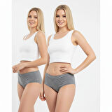 Kadın Micro Hipster Gri Melanj Rengi Külot BB2016