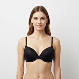 Kadın Desteksiz Micro Takma Askılı Siyah Renk Sütyen BB2018