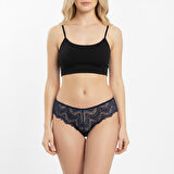 Kadın Dantelli Lacivert Renk Külot BB2045