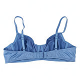 Kadın Saten Balenli Mavi Renk Sütyen BB2081