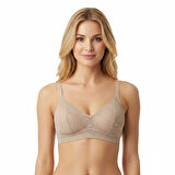 Kadın Tül Dantelli Balensiz Spor Sütyen BB2099