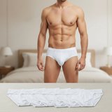 Erkek 6'Lı Paket Beyaz Renk Slip Bb2784