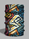 Luma Graffiti Desenli Boyunluk - Baf