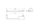 VitrA Eternity A44879 Etajerli Uzun Havluluk, Krom