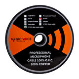 MAGICVOICE MİKROFON KABLOSU MONO 1.KALİTE 100 METRE YEŞİL