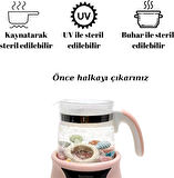 Boncuklu Silikon Bebek Diş Kaşıyıcı Hafif ve Rahat Kavranır