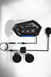 İnterkom Intercom Kask Kulaklık Bt22 Bluetooth Motosiklet Kulaklık 5.0 Bluetooth