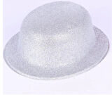 Altın Renk Yuvarlak Simli Plastik Parti Şapkası