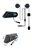 Bluetooth Kask Kulaklığı Intercom 5.0 Bluetooth Android ve İOS Uyumlu