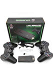 Retro Game Stick Çift Kol Kablosuz Atari Oyun Konsolu 2.4g Uyumlu