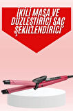 Saç Şekillendirici Düzleştirici ve Maşa Özellikli Şekillendirici Seramik Kaplama
