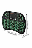 Mini Klavye Gaming Pc Playstation Ledli Mouse Rgb Mouse Bluetooth Usb