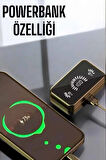 Aynalı Bluetooth Kulaklık Telefon Standlı Dijital Göstergeli