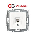 Visage Beyaz Telefon Prizi (CAT3) Çerçevesiz - Priz ve Anahtar İçin Uyumlu Çerçeve